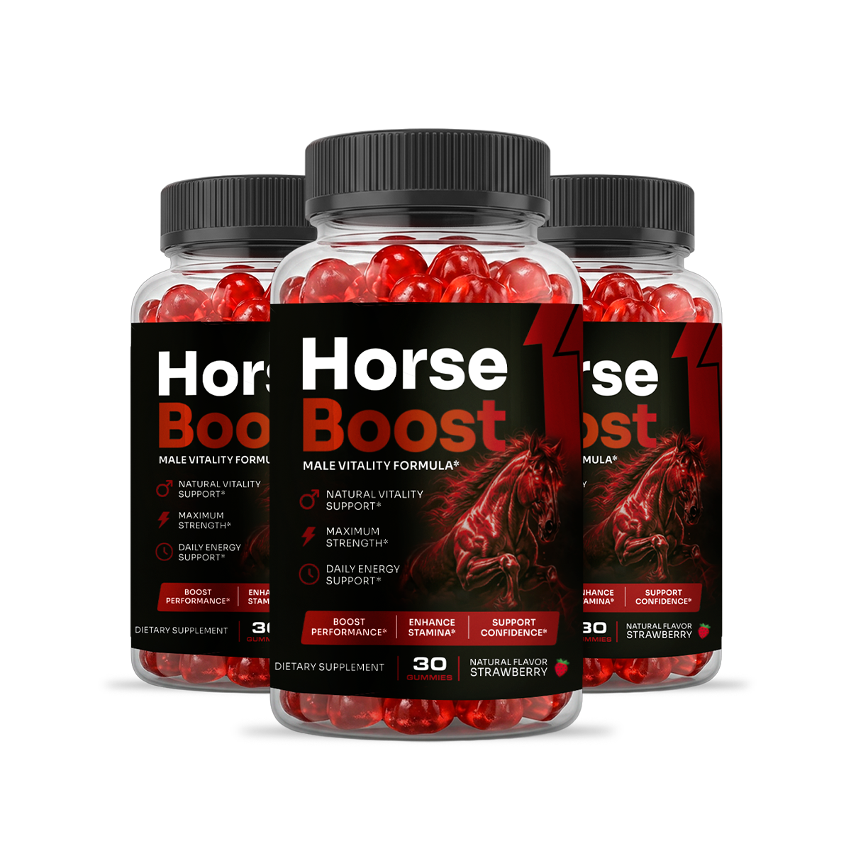 3 Bottles Horse Boost